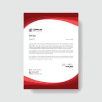 Professional And Creative Modern Corporate Business Letter Head Template. vector