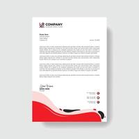 Professional And Creative Modern Corporate Business Letter Head Template. vector