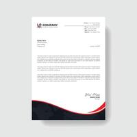 Professional And Creative Modern Corporate Business Letter Head Template. vector