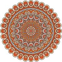 multi color mandala vector