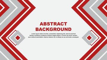 Abstract Red Background Design Template. Banner Wallpaper Vector Illustration. Red Design