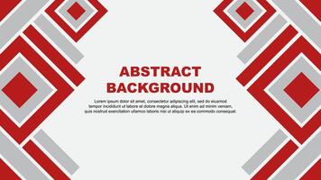 Abstract Red Background Design Template. Banner Wallpaper Vector Illustration. Red