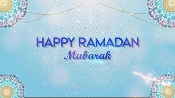 contento Ramadán Mubarak vídeo saludo video