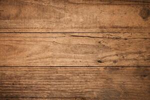 Rustic Charm, Top Down Teak Wood Paneling on Aged Grunge Background. photo