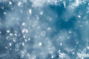 Sparkling Winter Wonderland, A Glistening Background. photo