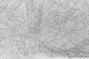 Abstract Gray Crayon Drawing on Paper Texture Background photo