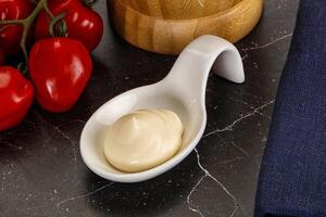 Creamy dip dressing sauce Mayonnaise photo