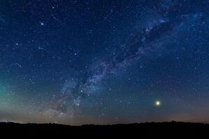 Wonderful starry sky. photo