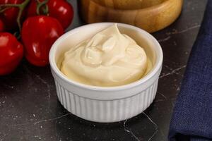 Creamy dip dressing sauce Mayonnaise photo