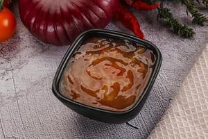 Asian sweet and sour chilli sauce photo