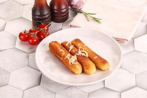 Fried cheese sticks for snack photo