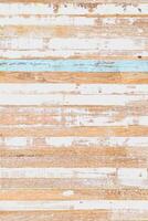 Vintage Distressed Wood Background, Weathered Paint, Scratched Planks, and Rusty Texture photo