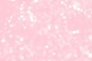 Blush Brilliance, Pink Bokeh Bliss with Glittering Sparkles. photo