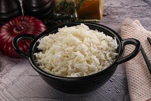 Indian cuisine Steamed basmati rice photo