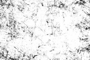 Abstract Grunge Background with Isolated Dot, Chips, and Cracks in Black and White. photo