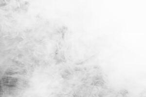 Mystical Fog with Dense White Smoke Texture. photo