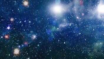 Infinite Celestial Beauty, Fragment of a Blue Star Field in the Vast Universe, Image Elements Courtesy of NASA photo
