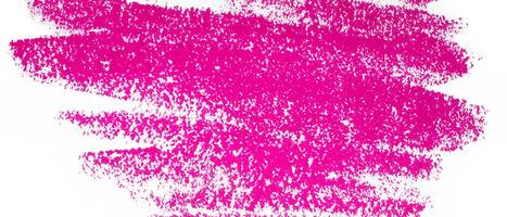 Soft Pastel Pink Chalk Stroke Background with White Accent, Creative Design Element. photo