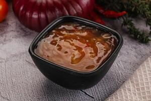 Asian sweet and sour chilli sauce photo