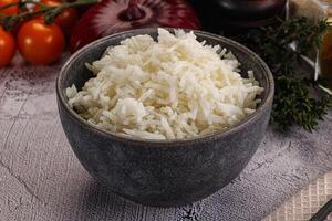 Indian cuisine Steamed basmati rice photo