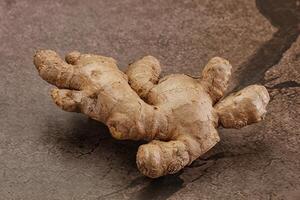 Ginger root for cooking and medicine photo