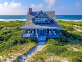 AI generated A cape cod style house photo