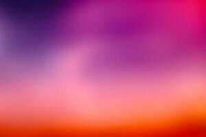 Vibrant Orange and Purple Abstract Blur, Colorful Background photo