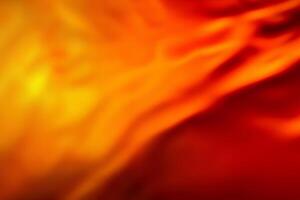 Vibrant Orange Abstract Fusion, Water and Oil Convergence. photo