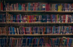 biblioteca Sueños, pared montado librero en suave enfocar. foto