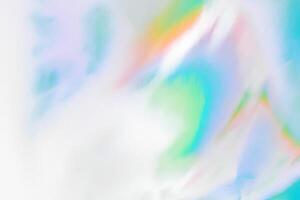 Shimmering Spectrum, Abstract Foil Texture Capturing Rainbows. photo