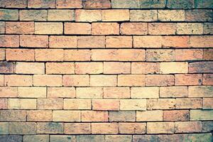 Vintage Charm, Brick Wall Background for Classic Architecture or Exterior Design. photo