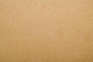 Close up Shot, Textured Surface of Brown Paper Box. photo