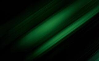 Abstract Diagonal Black and Green Gradient Background with Metallic Texture and Soft Lines. photo
