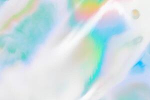 Shimmering Spectrum, Abstract Foil Texture Capturing Rainbows. photo