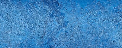 Blue Textured Concrete, Abstract Background. photo