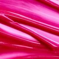 Glossy Abstract Texture, Vibrant Lip Gloss Close Up. photo