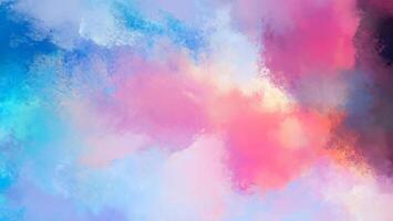 Purple Pink Blue Pastel Watercolor Abstract Background photo