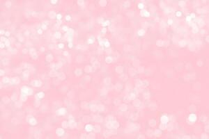 Blush Brilliance, Pink Bokeh Bliss with Glittering Sparkles. photo