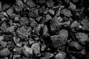 Coal Mine Background, Pile of Natural Black Coal Texture photo