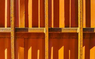 Metal gate door fence texture pattern in Mexico. photo