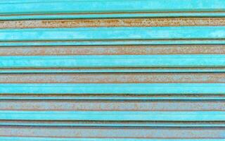 Metal gate door fence texture pattern in Mexico. photo