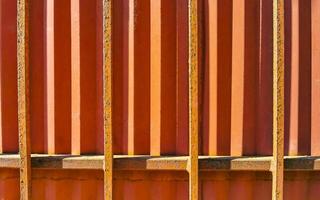 Metal gate door fence texture pattern in Mexico. photo