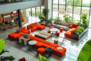 AI generated A collaborative workspace that promotes creativity photo