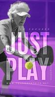 Just Play Pickleball Sport Campaign for Instagram Story template