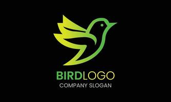 ai generado pájaro pavo real minimalista moderno logo diseño icono vector