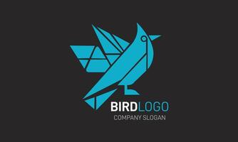 AI generated Bird peacock minimalist modern logo design icon vector