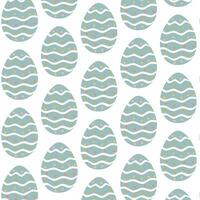 Easter eggs simple seamless pattern. Easter eggs, Easter symbol, decorative vector elements.