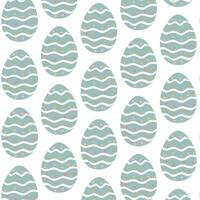 Easter eggs simple seamless pattern. Easter eggs, Easter symbol, decorative vector elements.