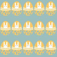Easter eggs simple seamless pattern. Easter eggs, Easter symbol, decorative vector elements.