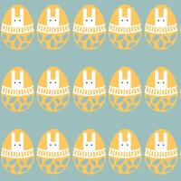 Easter eggs simple seamless pattern. Easter eggs, Easter symbol, decorative vector elements.